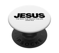 Jesús el Camino la Verdad la Vida PopSockets PopGrip Adhesivo