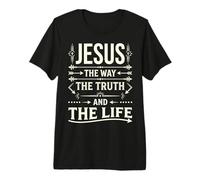 Jesús El Camino La Vida Cristiana Camiseta Premium