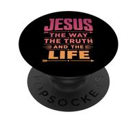 Jesús El Camino La Vida Cristiana PopSockets PopGrip Adhesivo