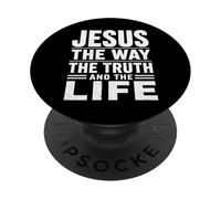 Jesús El Camino La Vida Cristiana PopSockets PopGrip Adhesivo
