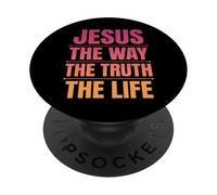 Jesús El Camino La Vida Cristiana PopSockets PopGrip Adhesivo