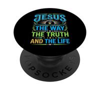Jesús El Camino La Vida Cristiana PopSockets PopGrip Adhesivo