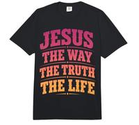 Jesús El Camino La Vida Fe Cristiana Comfort Colors Adult Heavyweight T-Shirt