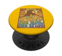 Jesús El Camino Verdad Vida 70s Cristiano PopSockets PopGrip Adhesivo