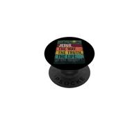 Jesús El Camino Verdad Vida Adoración Cristiana Dios Biblia Fe PopSockets PopGrip Adhesivo