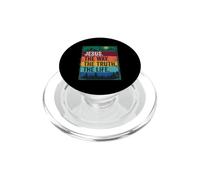 Jesús El Camino Verdad Vida Adoración Cristiana Dios Biblia Fe PopSockets PopGrip para MagSafe