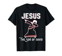 Jesús El Hijo De David Amor Dios Cristiano Pascua Navidad Camiseta gráfica económica