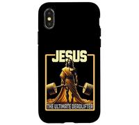 Jesús el Mejor Peso Muerto Cristiano Entrenamiento Gimnasio fe Carcasa para iPhone X/XS