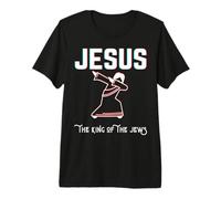 Jesús El Rey De Los Judíos Dios Cristiano Navidad Pascua Camiseta Premium