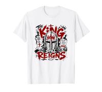 Jesús el Rey todavía Reina Christian Knight Faith Camiseta