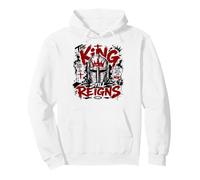 Jesús el Rey todavía Reina Christian Knight Faith Sudadera con Capucha