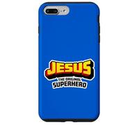 Jesús el superhéroe original - Libro de cómics Fe cristiana Carcasa para iPhone 7 Plus/8 Plus