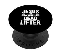 Jesús El Último Levantador Muertos Fiel Fitness PopSockets PopGrip Adhesivo