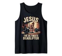 Jesús El Último Músculo Deadlifter Camiseta sin Mangas