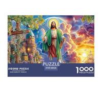 Jesús en el Paraíso 1000 Piece Adults Puzzle Kids Age Games Family Games Home Decoration Decompression 38x26cm/1000pcs
