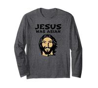 Jesús era asiático Manga Larga