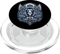 Jesús es Dios León Fe Cristiana Señor Salvador Juan 14 6 PopSockets PopGrip para MagSafe