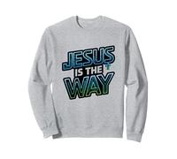 Jesús Es El Camino Futurista Digital Sudadera