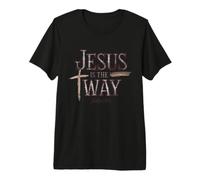 Jesús Es El Camino Juan 14:6 Cristianismo Camiseta Premium