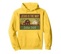Jesús Es El Camino Juan 14:6 Estilo Oeste Sudadera con Capucha