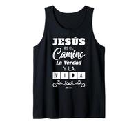 Jesus es el Camino la Verdad y La Vida, Christian Quote Camiseta sin Mangas