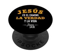 Jesús es el Camino, la Verdad y la Vida PopSockets PopGrip Adhesivo