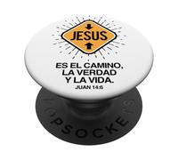 Jesús es el Camino, la Verdad y la Vida. PopSockets PopGrip Adhesivo