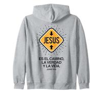 Jesús es el Camino, la Verdad y la Vida. Sudadera con Capucha