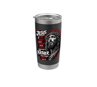 Jesús es el camino, la verdad y la vida Vaso térmico de acero inoxidable de doble pared