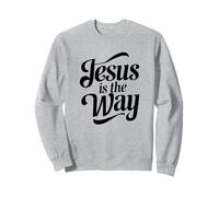Jesús Es El Camino Moderno Limpio Sudadera
