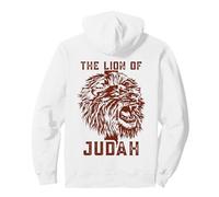 Jesús es el León de Judá Desde Génesis hasta Apocalipsis Sudadera con Capucha