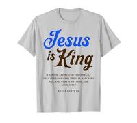 Jesús es el Rey Apocalipsis 1:8 Alfa y Omega Camiseta