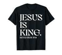Jesús es el Rey Apocalipsis 17:14 Adoración Cristiana Fe Camiseta