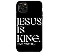 Jesús es el Rey Apocalipsis 17:14 Adoración Cristiana Fe Carcasa para iPhone 11 Pro MAX