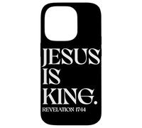 Jesús es el Rey Apocalipsis 17:14 Adoración Cristiana Fe Carcasa para iPhone 14 Pro