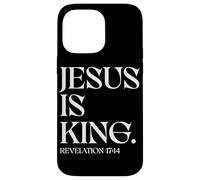 Jesús es el Rey Apocalipsis 17:14 Adoración Cristiana Fe Carcasa para iPhone 14 Pro MAX