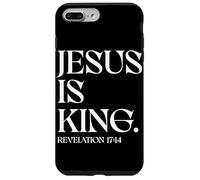 Jesús es el Rey Apocalipsis 17:14 Adoración Cristiana Fe Carcasa para iPhone 7 Plus/8 Plus