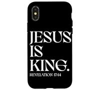 Jesús es el Rey Apocalipsis 17:14 Adoración Cristiana Fe Carcasa para iPhone X/XS