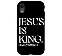 Jesús es el Rey Apocalipsis 17:14 Adoración Cristiana Fe Carcasa para iPhone XR