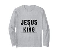 Jesús es el Rey Apocalipsis 17:14 Escritura de fe Cristiana Manga Larga