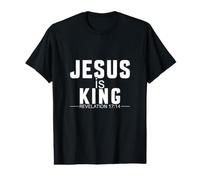 Jesús es el Rey Apocalipsis 17 14 Fe Cristiana Camiseta gráfica económica