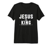 Jesús es el Rey Apocalipsis 17 14 Verso de la Biblia Cristiano Camiseta Premium