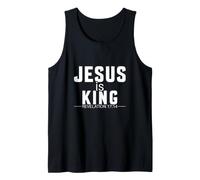 Jesús es el Rey Apocalipsis 17 14 Verso de la Biblia Cristiano Camiseta sin Mangas
