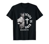 Jesús es el rey Apocalipsis 19:16 Dios Fe Jesús Camiseta