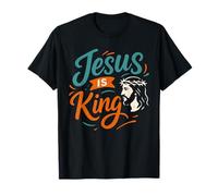 Jesús es el Rey - Gráfico Vintage Christian Faith Camiseta