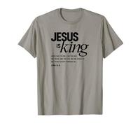 Jesús es el Rey Juan 14:6 Versículo de la Biblia de fe Cristiana Camiseta