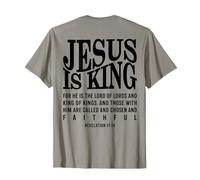 Jesús es el Rey Revelación Cristiana 17:14 Versículo de la Biblia Camiseta