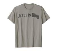 Jesús es el rey ropa de calle cristiana Camiseta