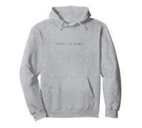 Jesús es el Señor y el Diseño de la Cruz, Creyente en la fe Cristiana Sudadera con Capucha