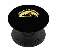 Jesús es el único Camino a través de la montaña Fe Cristiana PopSockets PopGrip Adhesivo